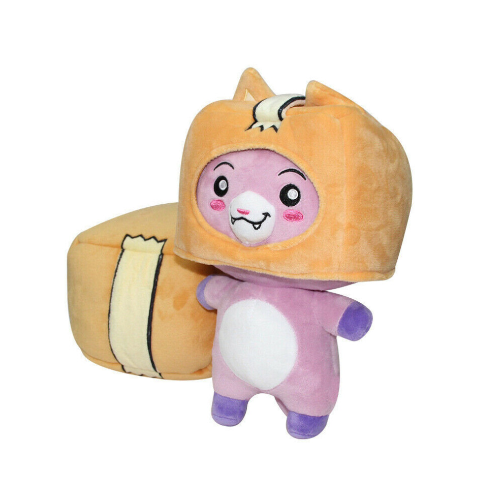 Brand New (Foxy 25Cm/9.8In) Lankybox Boxy Foxy Rocky Plush Toy Stuffed Doll Kids Toys