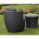 Garden Store Direct (Black) GSD Rattan Wicker Bottle Shape Bistro Patio Set 8
