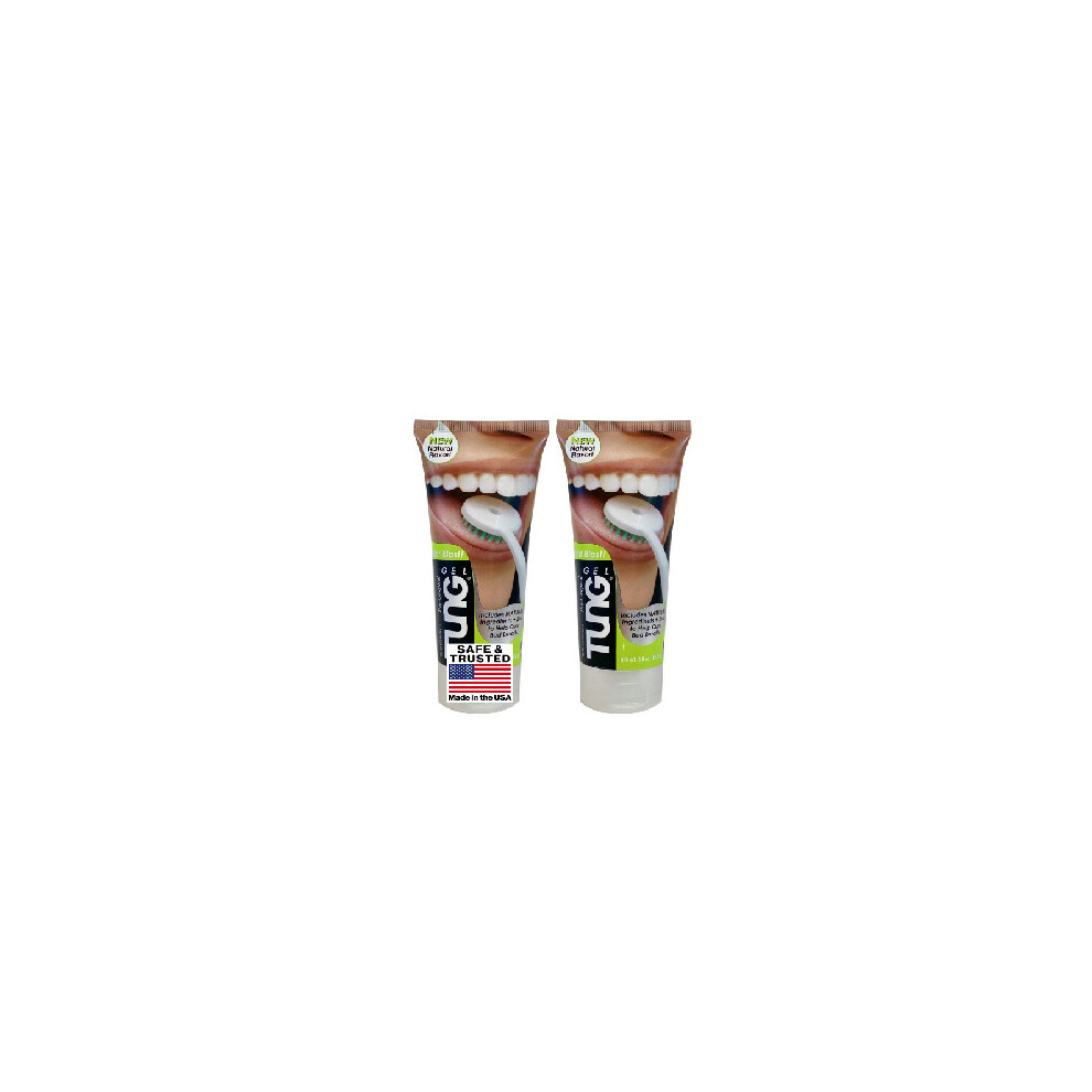 Peak Essentials (2 Pack) Natural Tung Gel Tongue Cleaner