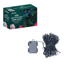 The Christmas Workshop 71160 200 Multi-Coloured LED Christmas Lights