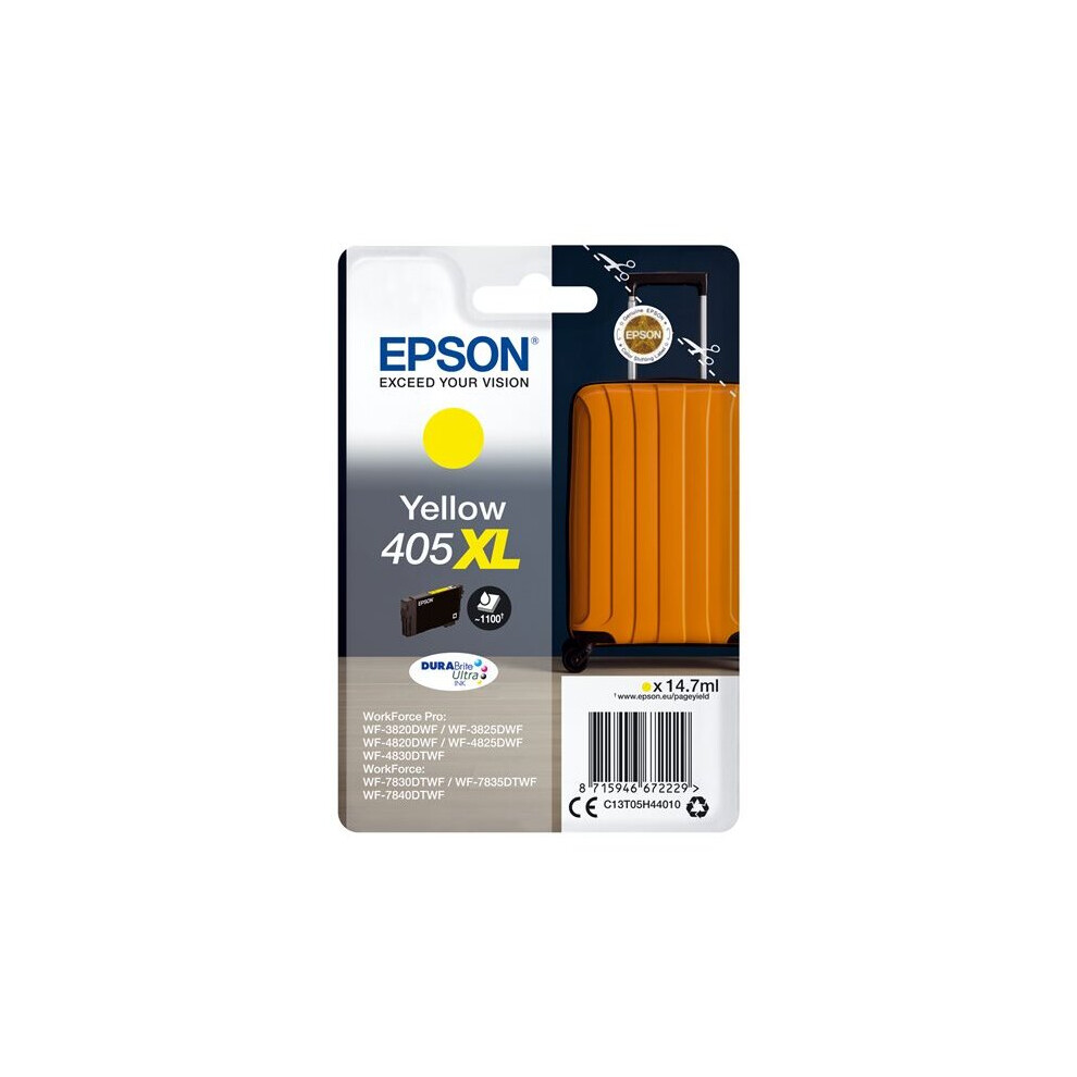 Epson 405XL Ink Cartridge C13t05h44010 Ep67222 Yellow