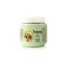 Xtreme Collection Mint Facial Clay Mask 500ml - Refreshing & Deep Cleansing Face Mask for Clear, Oil-Free Skin |Natural Clay Mask Cooling Mint Extract