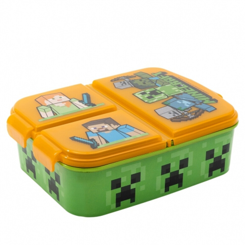 Minecraft Stor Multi Compartment Sandwich Box