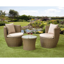 (Natural/Brown) GSD Rattan Wicker Bottle Shape Bistro Patio Set