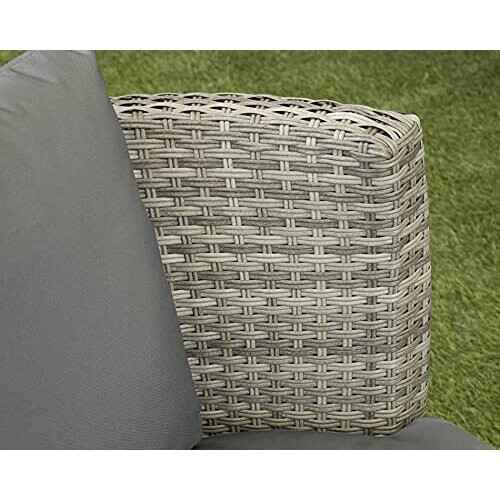 Garden Store Direct (Grey) GSD Rattan Wicker Bottle Shape Bistro Patio Set 2