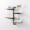 Spot On Dealz 4 Tier vertical Black floating shelves MDF rustic shelf metal wire G-0479 1