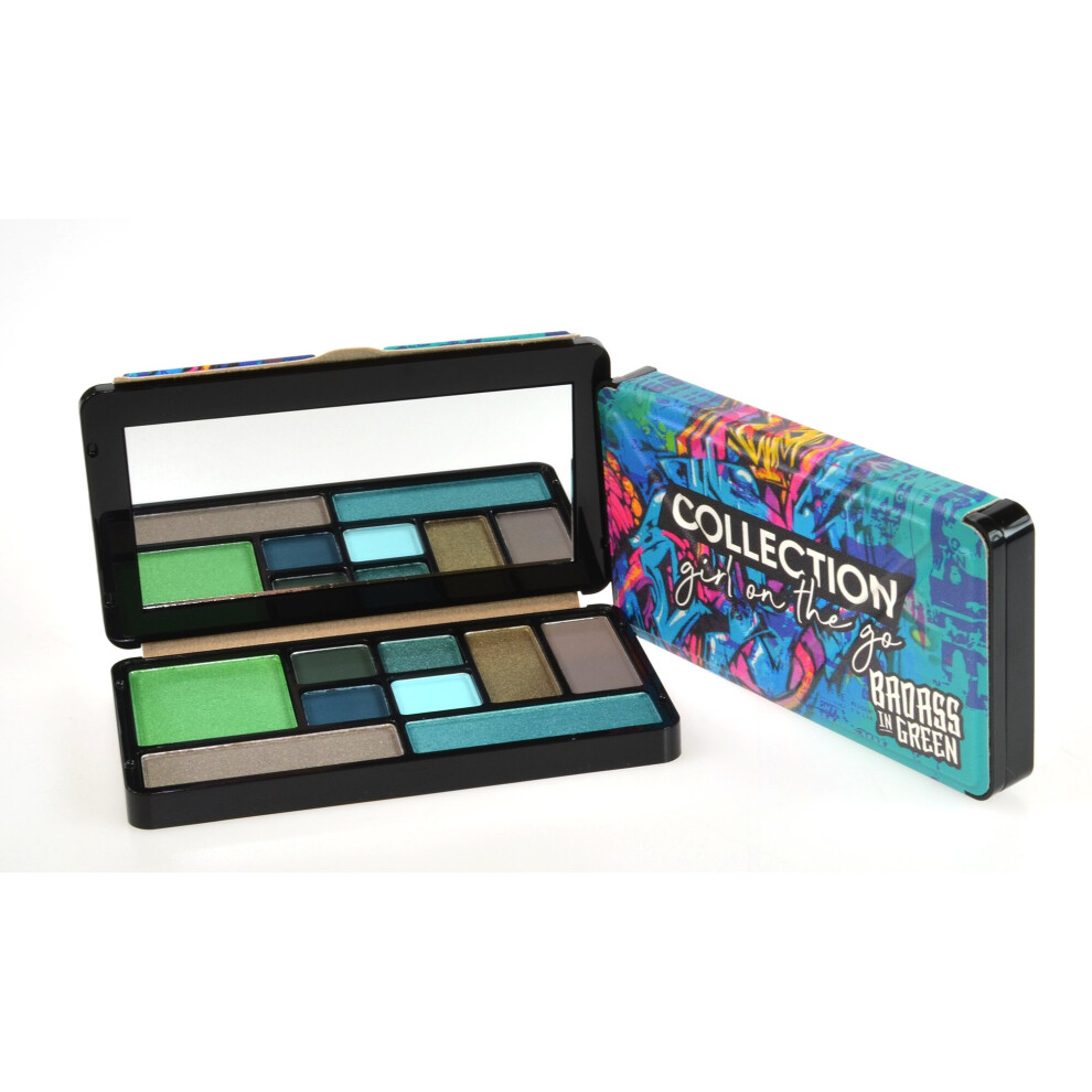 Collection Girl On The Go Eye Shadow Palette Badass In Green