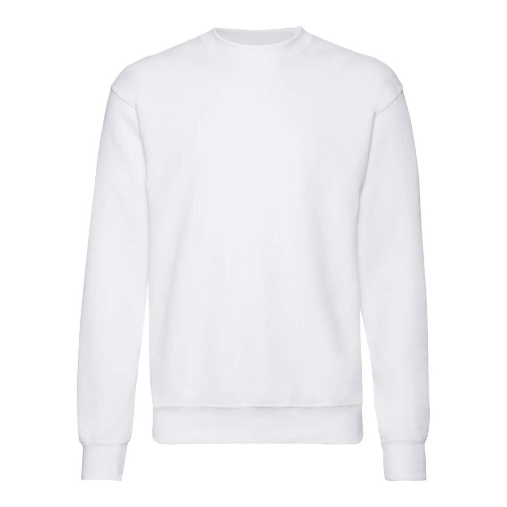 (3-4 Years, White) Fruit Of The Loom Kids Unisex Premium 70/30 Sweatshirt (Pack of 2)