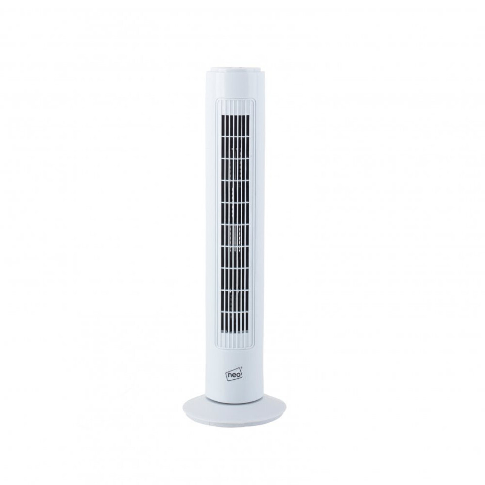 Neo 29" 3 Speed Oscillating Free Standing Tower Fan