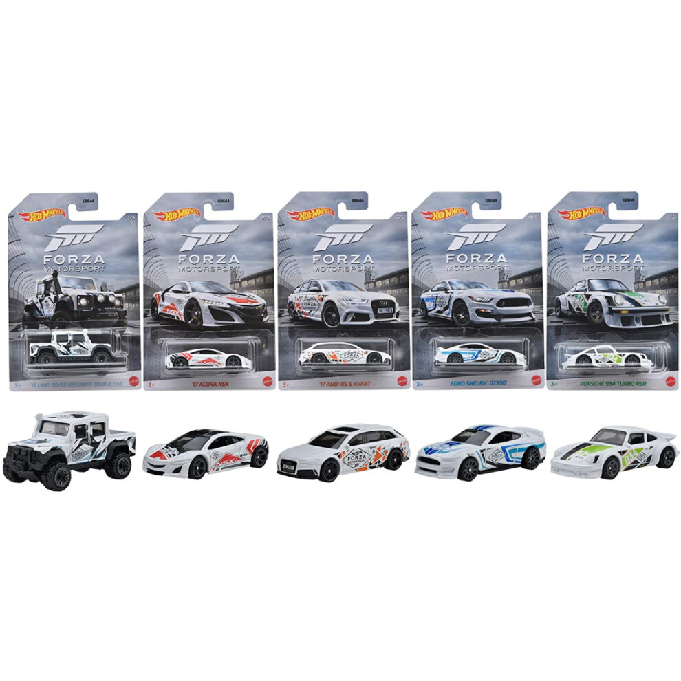 Hot Wheels FORZA MOTORSPORT Set of 5 (GDG44)