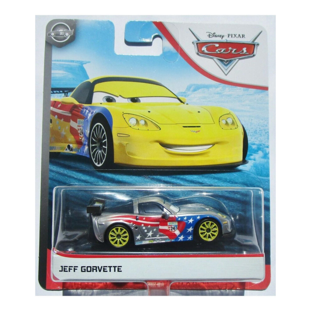 Disney Cars GKB37 Cars 3 JEFF CORVETTE Vehicle (DXV29)