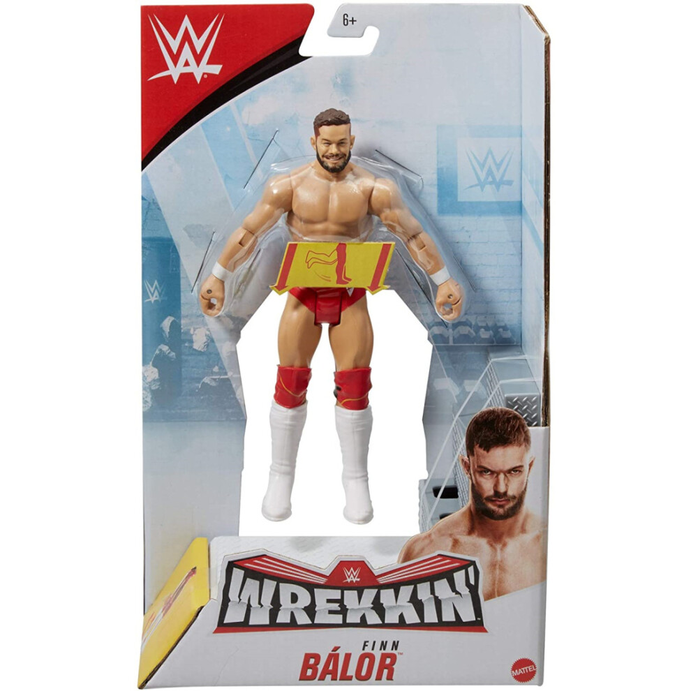 WWE GLG11 Wrekkin' Finn Balor Action Figure with Wreckable Accessory(GGP02)