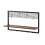 Spot On Dealz 1 Tier Rectangle Black Floating shelf metal wire G-0480 4