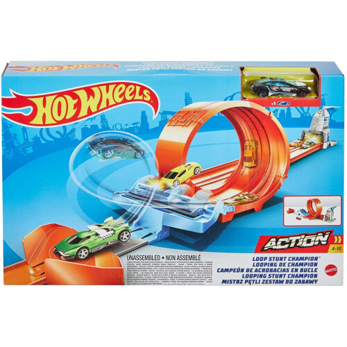 Hot Wheels GTV13 LOOP STUNT CHAMPION Playset (GBF81)