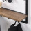 Spot On Dealz 1 Tier Rectangle Black Floating shelf metal wire G-0480 6