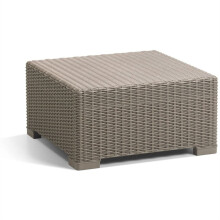 Keter California Cappuccino Resin Outdoor Garden Patio Coffee Table [ÃâÅ½233215]