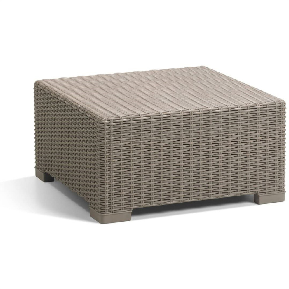 Keter California Cappuccino Resin Outdoor Garden Patio Coffee Table [Ãâå½233215] Brown