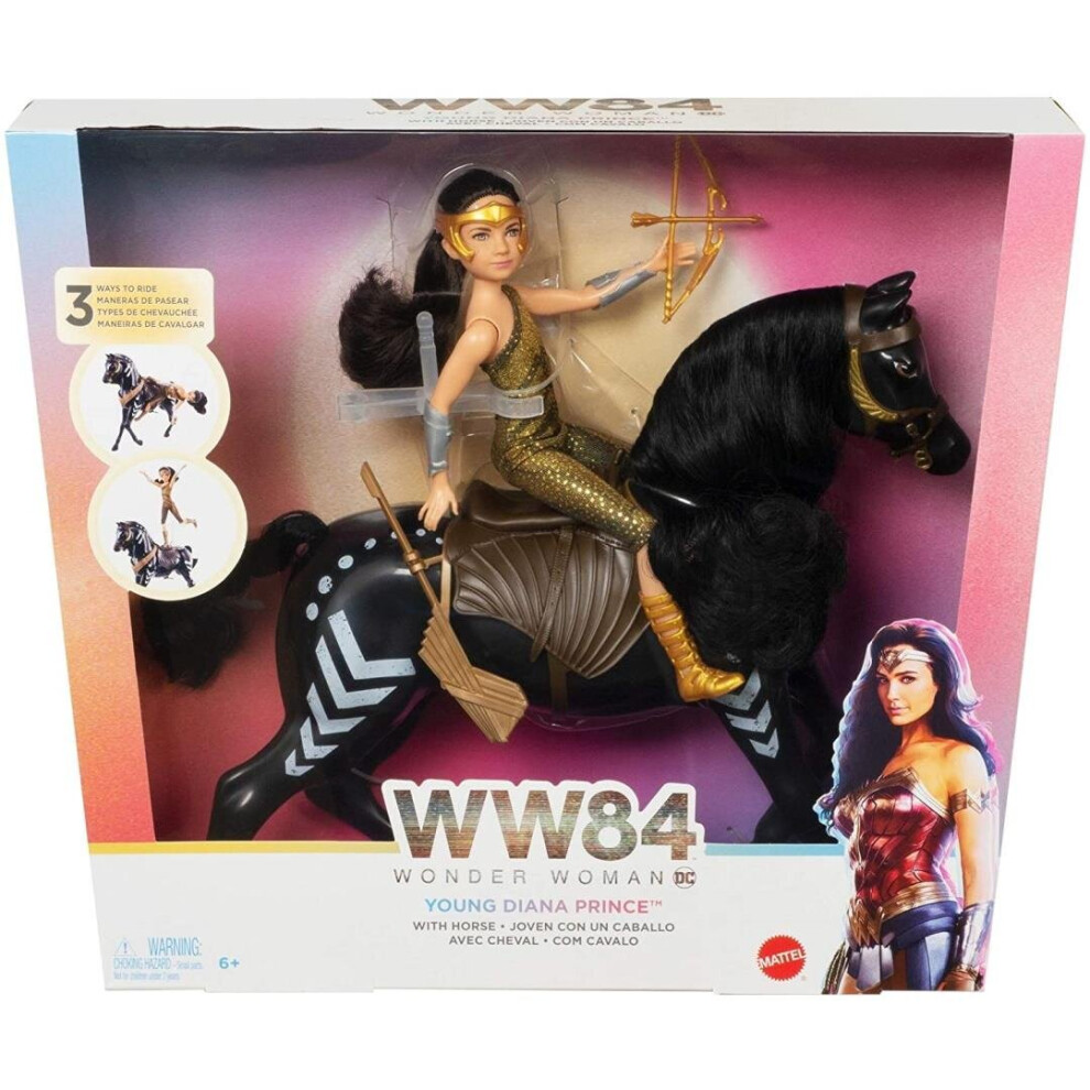 WW84 Wonder Woman GKH99 Young Diana Prince Doll With Horse [GKH99]