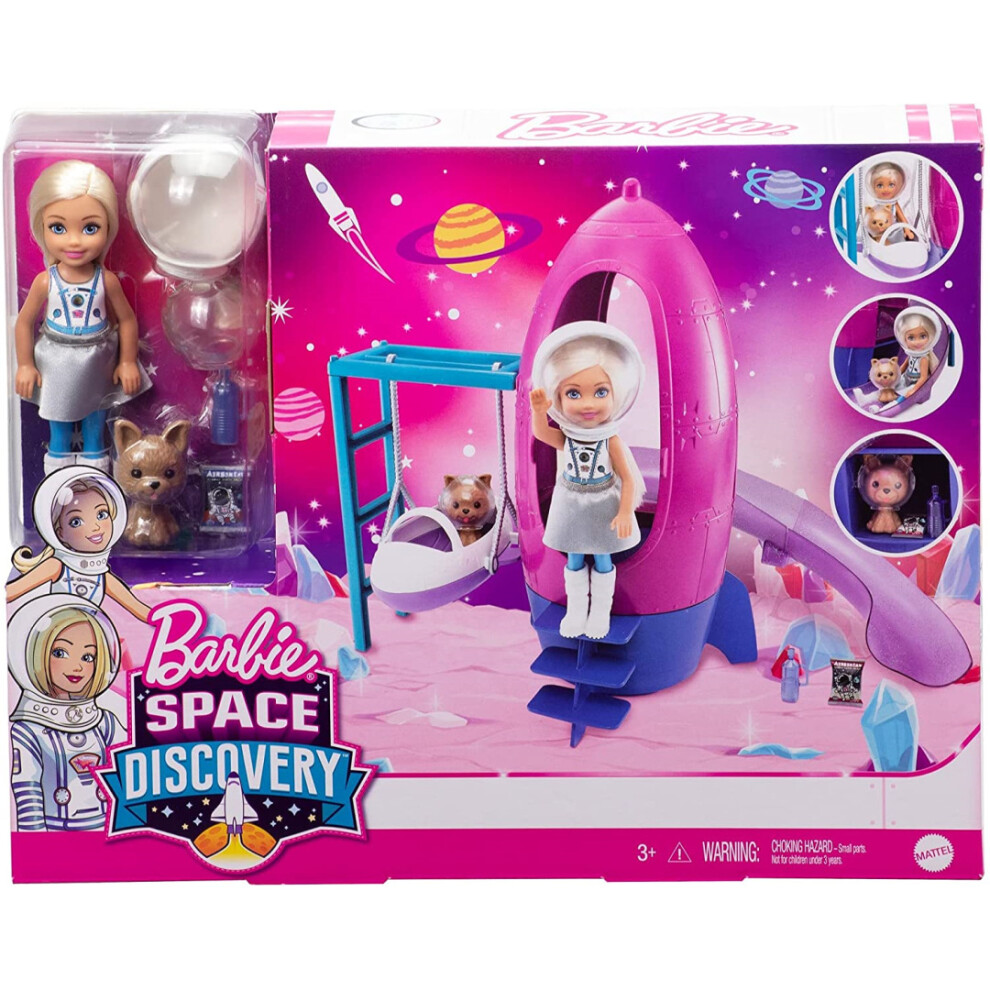 Barbie Space Discovery Chelsea Doll and Rocket Ship [GTW32]