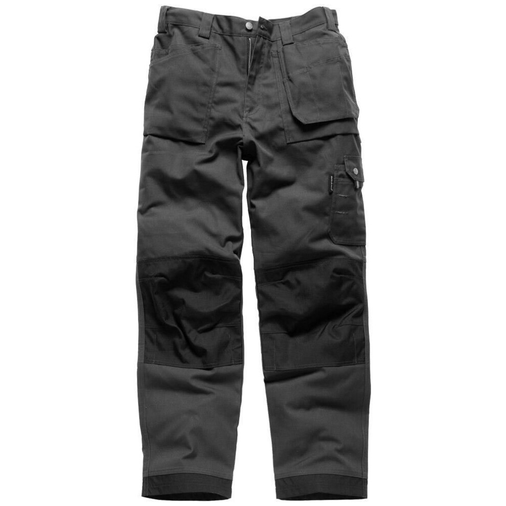 (Black, 30 (Tall)) Dickies Eisenhower Men's Work Trousers Multi Pockets