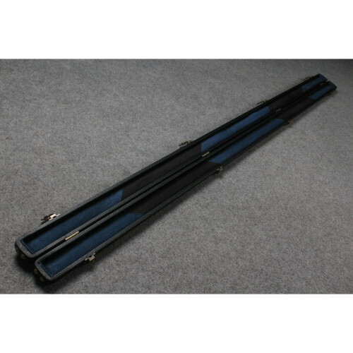 (Black Pattern) Slimline Deluxe Snooker Cue Case for a 1 Piece Cue 1