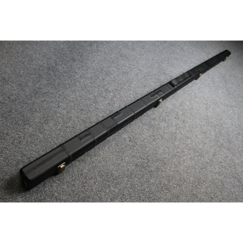 (Black Pattern) Slimline Deluxe Snooker Cue Case for a 1 Piece Cue