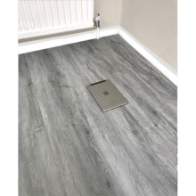 Rhino Grey LVT Vinyl Click Plank Flooring 4.2mm - Water Resistance