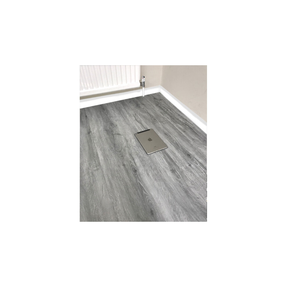 Rhino Grey LVT Vinyl Click Plank Flooring 4.2mm - Water Resistance-image-OPC-P8JRDNP-NEW