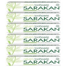 6 x Sarakan Nature's Vegan Toothpaste 50 ml