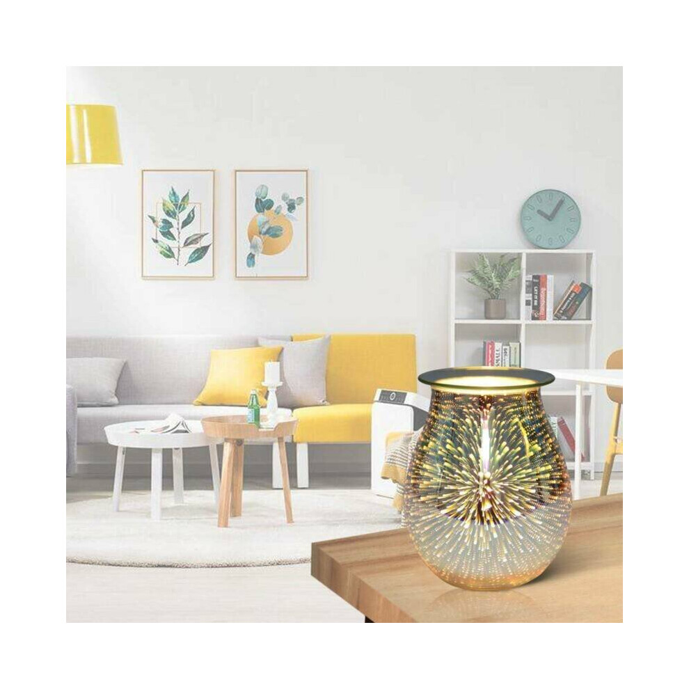 Aroma 3D Electric Tart Wax Melt Warmer Oil Burner Star LED Night Lamp UK Plug