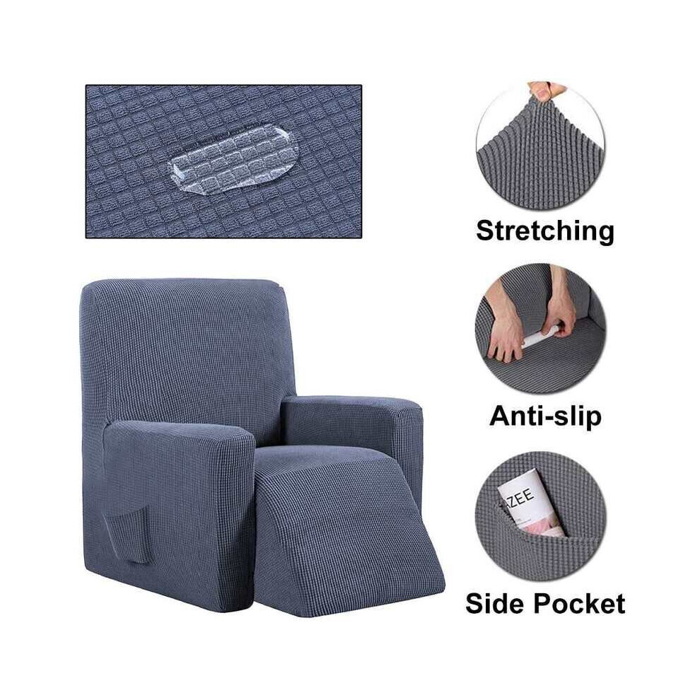 Classic Waterproof Stretch Recliner Cover Sofa Slipcover Armchair Couch Cushion