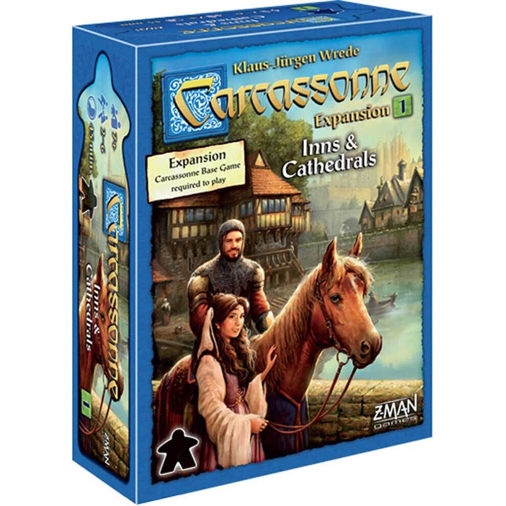 Z-Man Games | Carcassonne Inns & Cathedrals Board Game EXPANSION