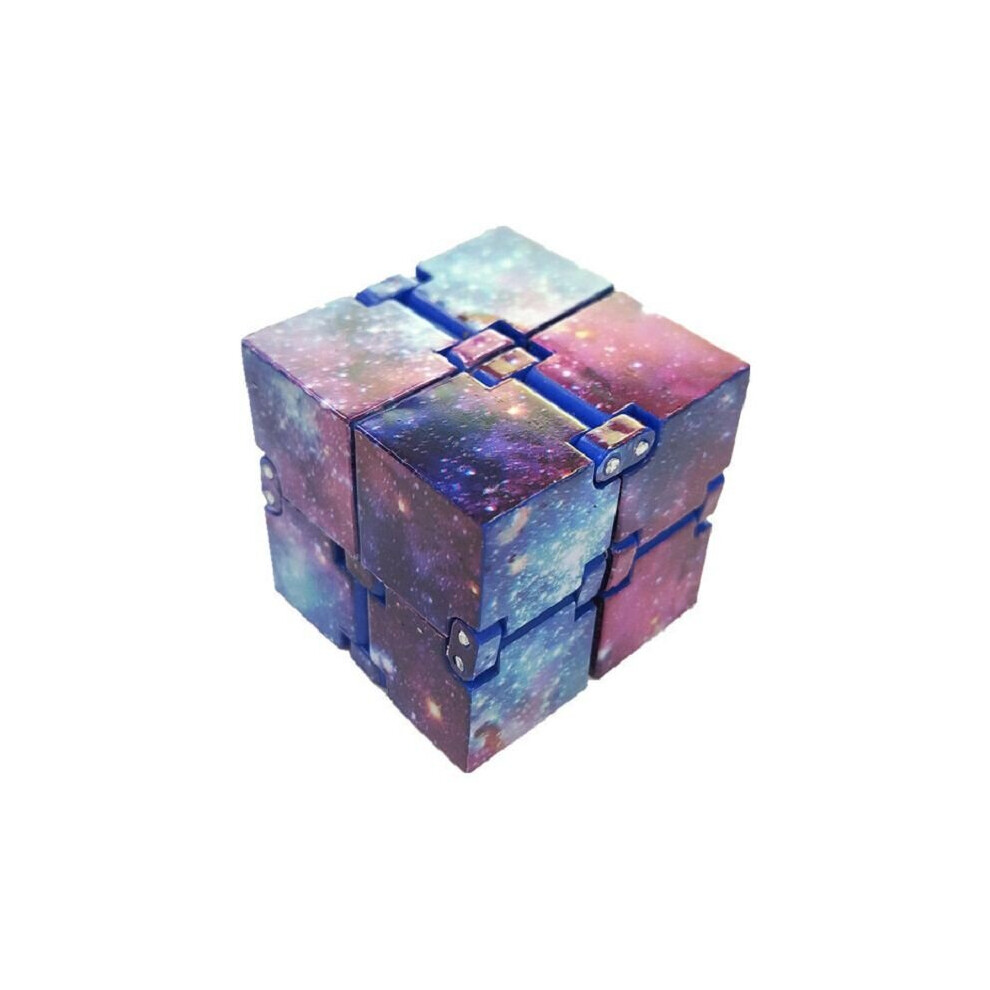 (Star) Sensory Infinity Cube Stress Fidget Autism Anxiety Relief Kids Adult Toys Relax