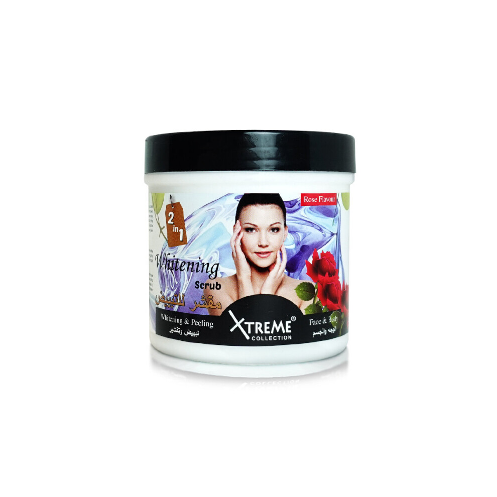 Xtreme Collection 2in1 Rose Face & Body Whitening Scrub 500ml