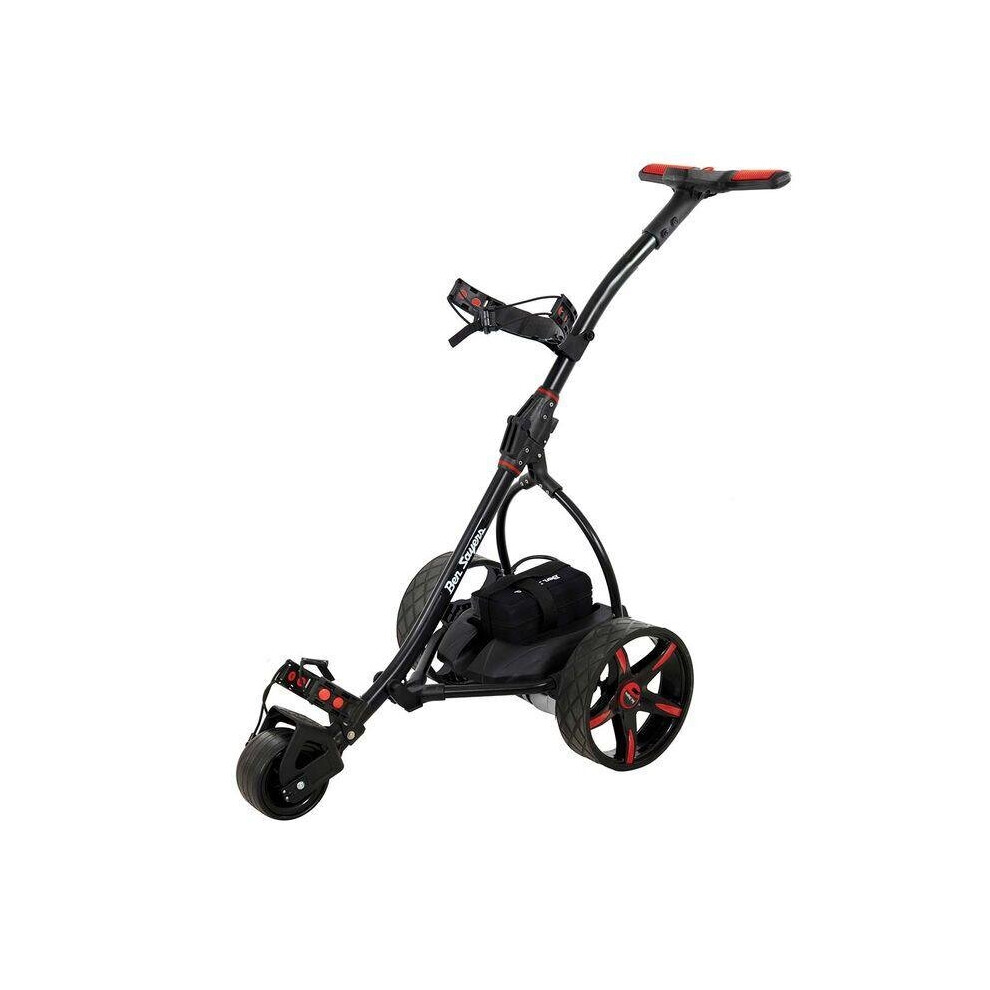 (Black/Red) Ben Sayers 18 Hole Lithium Battery Electric Golf Trolley + Free Accessories Worth 150