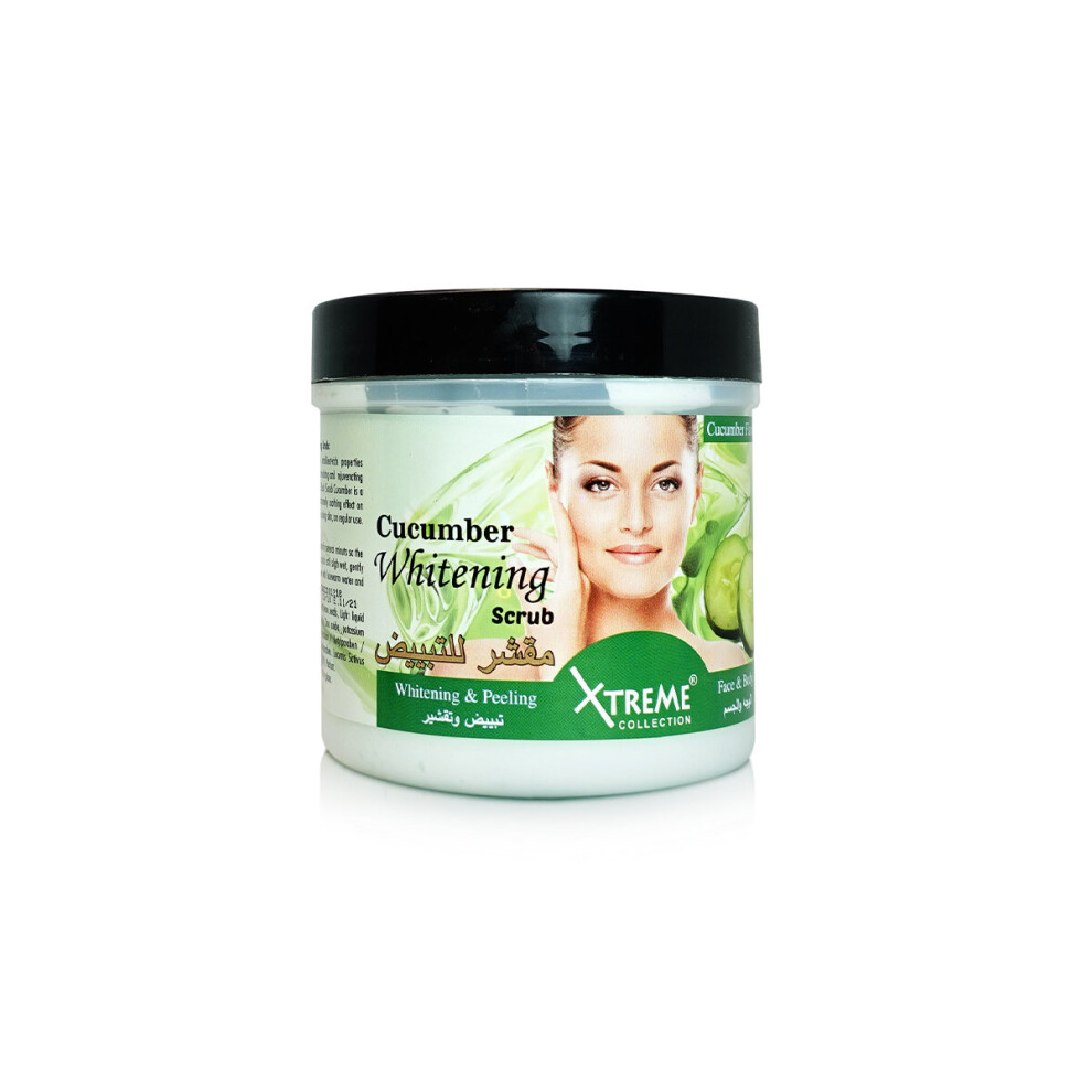 Xtreme Collection Cucumber Face & Body Scrub 500Ml | Exfoliating & Nourishing Scrub For Smooth, Even-Toned Skin
