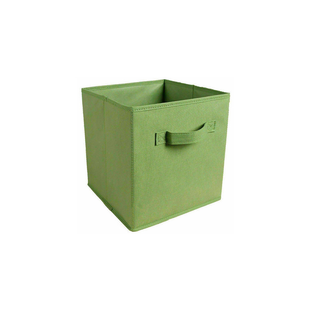 (Sub green) 4X Foldable Storage Collapsible Box Home Clothes