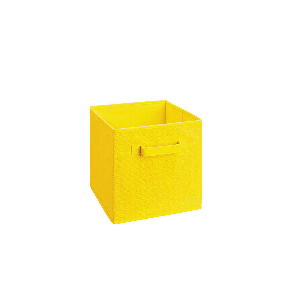 (Yellow) 4X Foldable Storage Collapsible Box Home Clothes