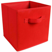 (Red) 4X Foldable Storage Collapsible Box Home Clothes