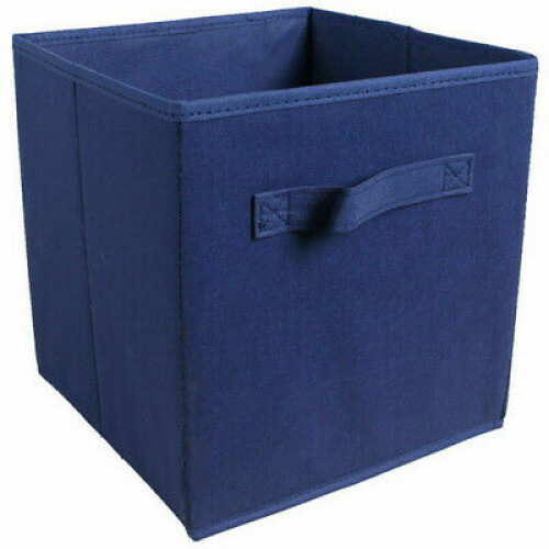 AINPECCA (Dark blue) 4X Foldable Storage Collapsible Box Home Clothes