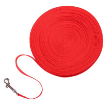 (Red, 6m?20FT?) Dog Leash Long Obedience Recall Foot Feet Training Lead 6/15/20/30/50/100 FT