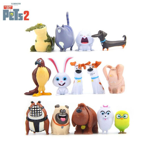 14PCS The Secret Life Of Pets Max Snowball Duke Chloe Gidget Action Figure Toys on OnBuy