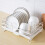 Living And Home (White) Dish Drainer Metal Disch Rack with Drip Tray Drainingboard Rack 1