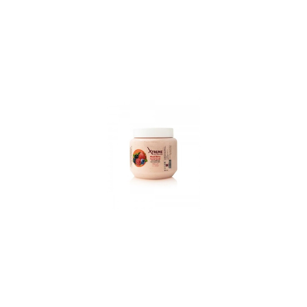 Xtreme Collection Mixed Berry Facial Scrub 500ml | Exfoliating Face Scrub Smooth, Glowing Skin|Natural Skincare with Berry Antioxidants