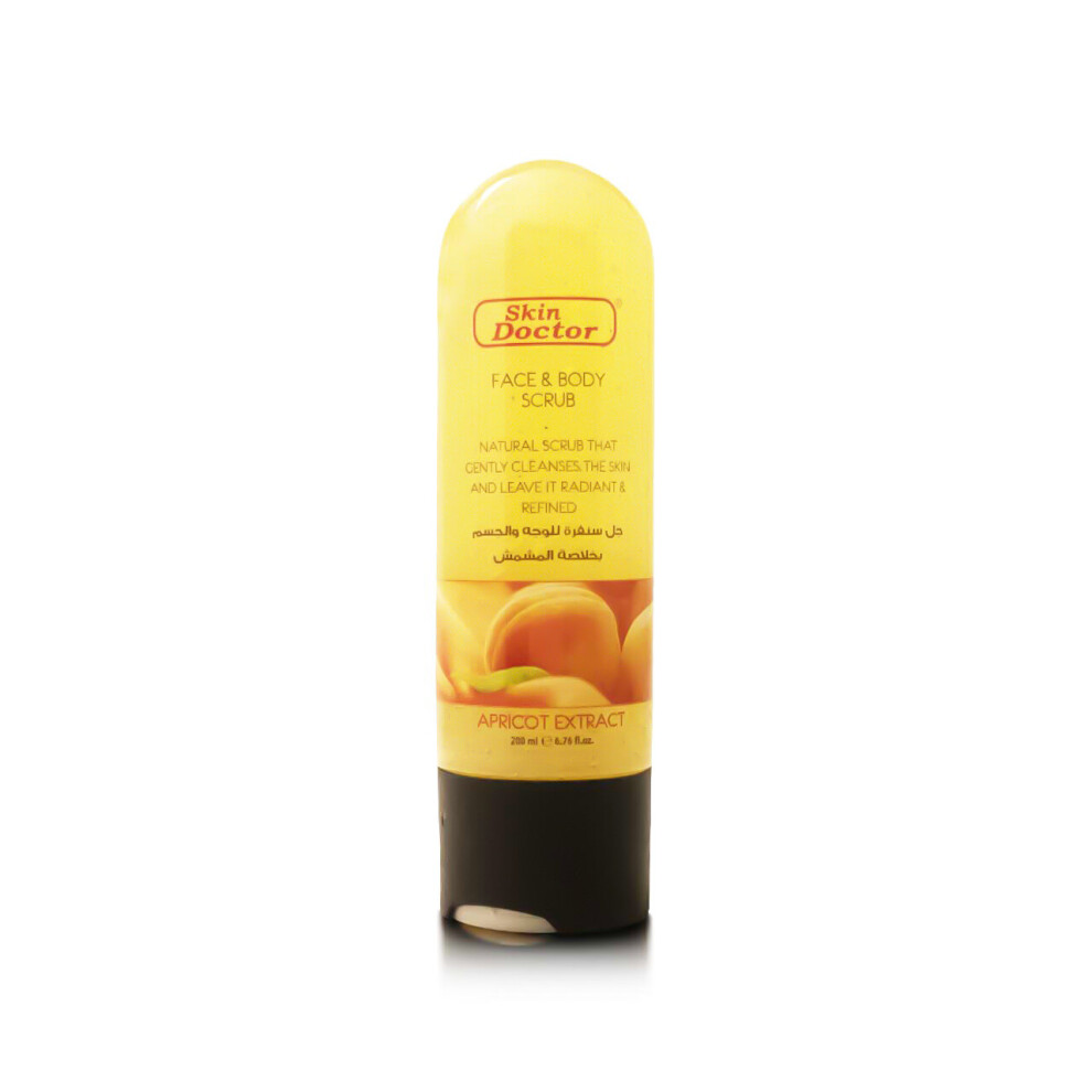 Skin Doctors Skin Doctor Apricot Face & Body Scrub Rejuvenating And Hydrating Skin With Natural Apricot Extract 200Ml