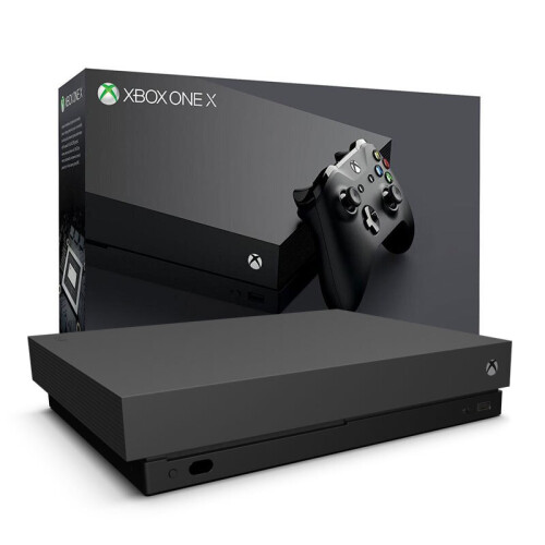 Refurbished Xbox Microsoft Xbox One X 1TB Game Console - Black