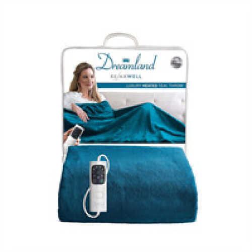 Dreamland Relaxwell Luxury Heated Overblanket Throw with 6 Temperature
