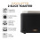Tower Cavaletto Black Rose Gold Pyramid Kettle, 4 Slice Toaster Breadbin Canisters Set 4