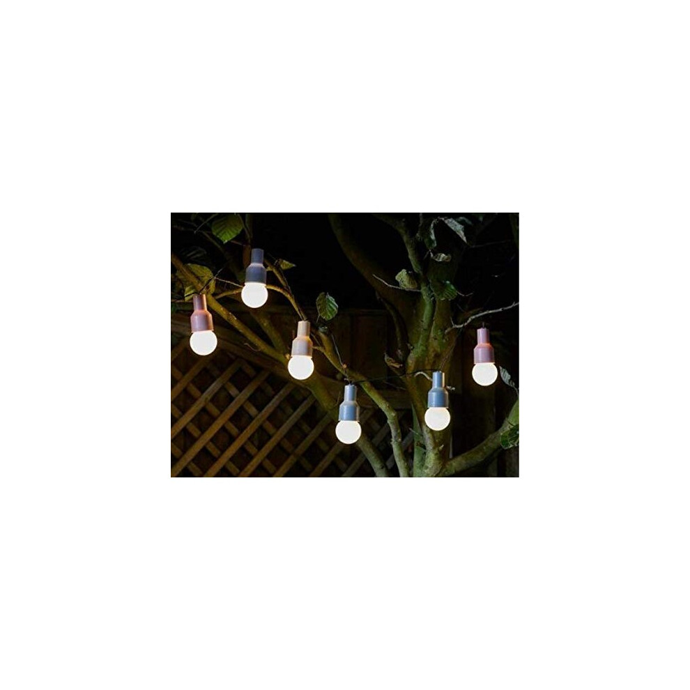 10 x LED Hygge Solar String Lights Outdoor Garden Lighting Hanging