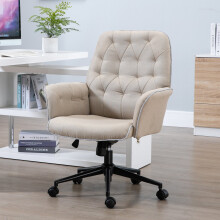 Comfortable Seat Beige Fabric Swivel Office Pc Laptop Chair,Best